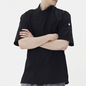 [쉐프앤코] Ultra Light Chef Jacket (Short) - Real Black